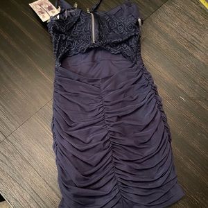 Navy blue cocktail dress size small